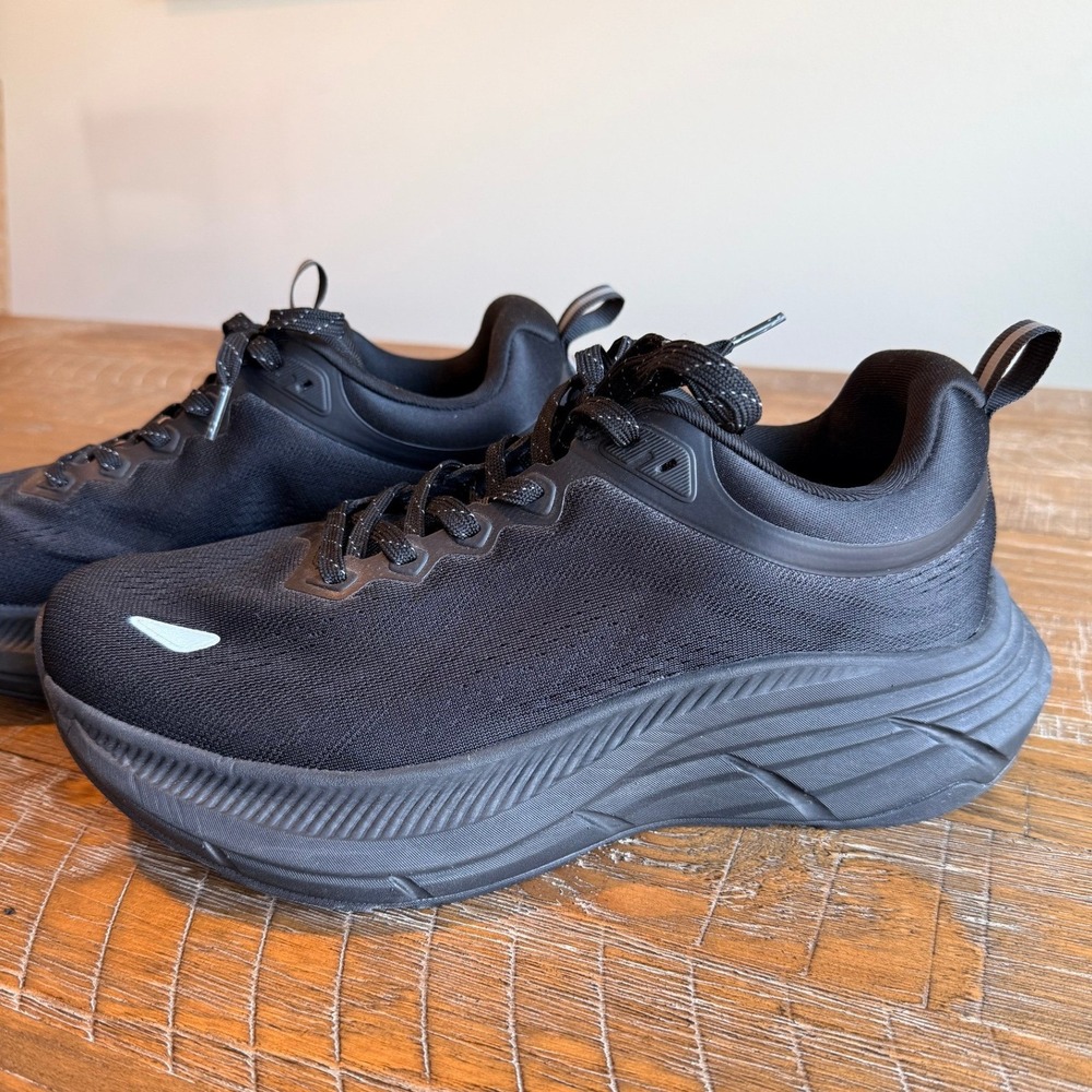 Nortiv8 Mens Black Mesh Athletic Running Shoes Sneakers 10.5 Traction Non-Slip